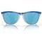 Óculos de Sol Frogskins Hybrid Blue Cool Grey Prizm Sapphire - Primary Blue Cool Grey Azul - Marca Oakley