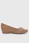 Scarpin Comfortflex Nude - Marca Comfortflex