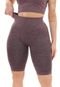 Conjunto Top E Bermuda Fitness Empina E Levanta Bumbum Academia Marsala - Marca GARAIS MODA