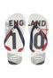 Sandália Havaianas Team England Branco - Marca Havaianas