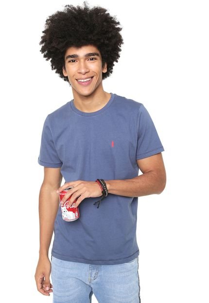 Camiseta Coca-Cola Jeans Básica Azul - Marca Coca-Cola Jeans
