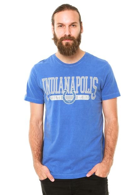 Camiseta New Era Classic Indianapolis Co Azul - Marca New Era