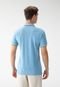 Camisa Polo Colcci Reta Logo Azul - Marca Colcci