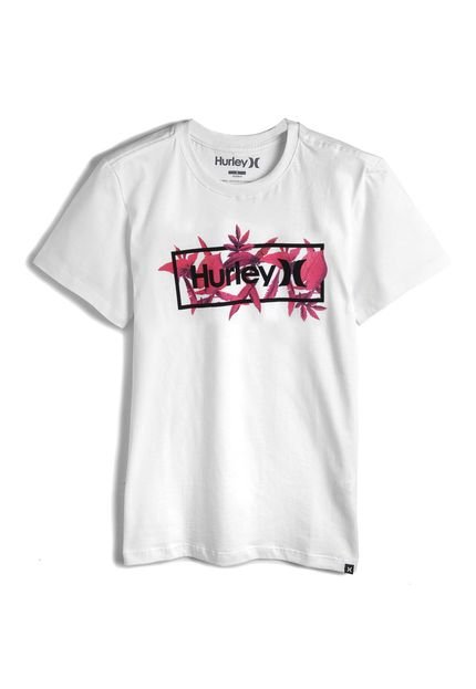 Camiseta Hurley Menino Estampada Branca - Marca Hurley