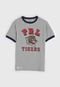 Camiseta Polo Ralph Lauren Infantil Tigers Cinza - Marca Polo Ralph Lauren