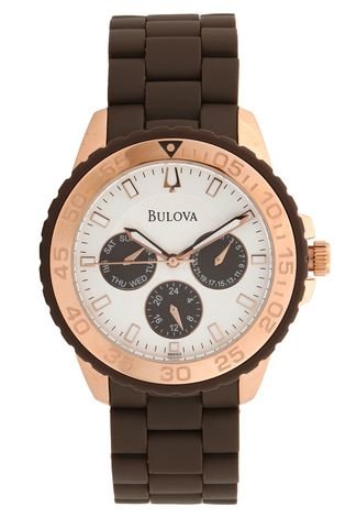 Relógio Bulova WB31765R Marrom/Cobre