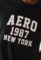 Camiseta Aeropostale Reta Estampada Preta - Marca Aeropostale