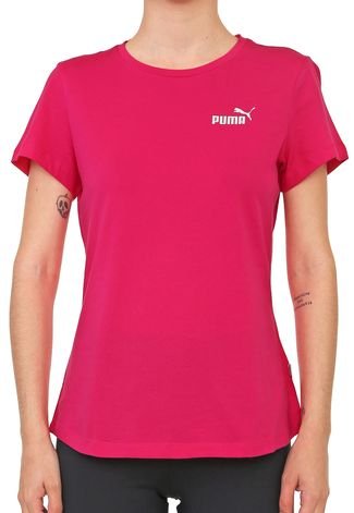 Camiseta Puma Essentials Rosa