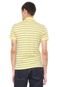 Camisa Polo Lacoste Reta Listras Amarela - Marca Lacoste
