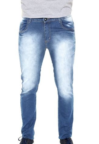 Calça Jeans FiveBlu Reta Toledo Azul
