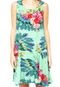 Vestido Curto Lucy in The Sky Floral Verde - Marca Lucy in The Sky