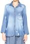 Camisa Jeans Le Lis Blanc Deux Destroyed Azul - Marca Le Lis Blanc Deux