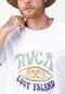 Camiseta RVCA Reta Island Branca - Marca RVCA
