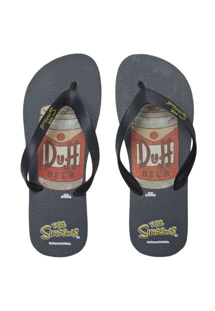 Chinelo Simpsons Duff Cinza - Marca Simpsons