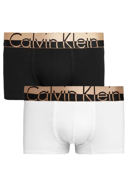 Kit Cueca Calvin Klein Boxer Sun 2pçs Branco - Marca Calvin Klein Underwear