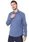 Camisa Aramis Slim Bolso Azul - Marca Aramis