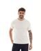 Camiseta de Algodão Egípcio Masculina Básica 90102 Off White Consciência - Marca Consciência
