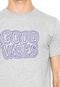 Camiseta FiveBlu Manga Curta Good Vibes Cinza - Marca FiveBlu