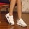 Sneakers Zoccolette Lançamento Ajustável Tendência Tênis na Moda Branco - Marca ZOCCOLETTE