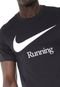 Camiseta Nike M Nk Dry Run Hbr Preta - Marca Nike