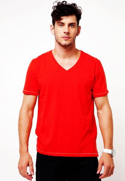 Camiseta Redley Pocket Vermelho - Marca Redley