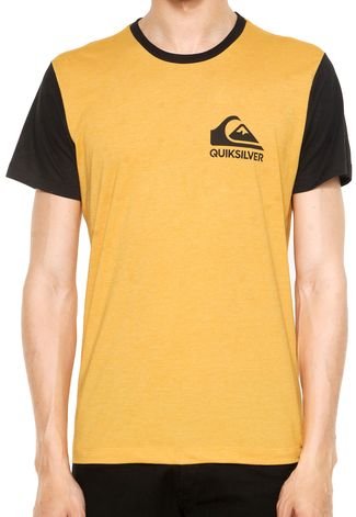 Camiseta Quiksilver Jungle Fore Amarela/Preta