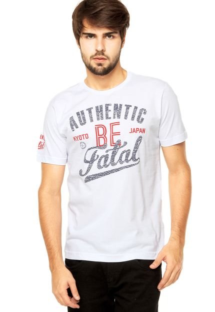 Camiseta Fatal Branca - Marca Fatal Surf
