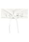 Blusa Cropped de Mangas Curtas em Meia Malha Gloss Branco - Marca Gloss