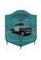 Cabideiro Chevrolet Madeira Classic Trucks 25x28cm Azul - Marca GM Chevrolet