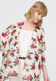 Kimono Blanco Hueso-Multicolor Ambiance