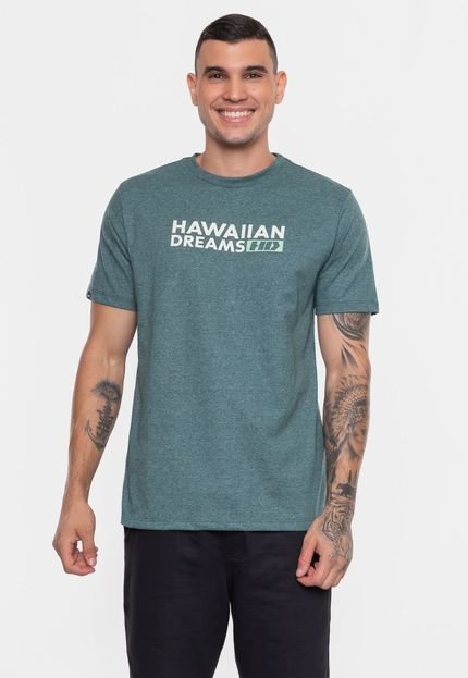 Camiseta HD Brand Verde Mescla - Marca HD Hawaiian Dreams