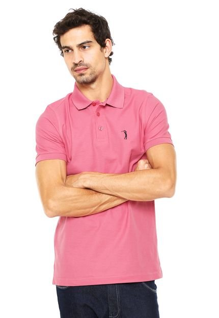 Camisa Polo Aleatory Reta Rosa - Marca Aleatory
