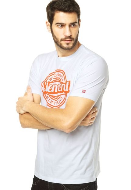 Camiseta Element Guaranteed branca - Marca Element