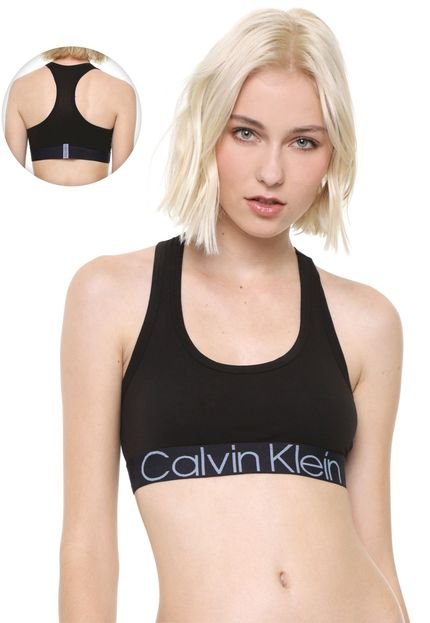 Top Calvin Klein Underwear Evolution Preto - Marca Calvin Klein Underwear