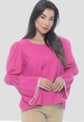 Blusa Flare com Elástico B’Bonnie Caroline Pink - Marca B'Bonnie