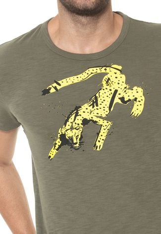 Camiseta Banana Republic Cheetah Graphic Verde