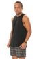 Regata Longline Crepe Brohood Masculina Preto - Marca Brohood