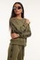 Blusa Moletom Feminina Brohood Verde Militar - Marca Brohood