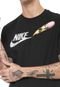 Camiseta Nike Sportswear Remix Preta - Marca Nike Sportswear