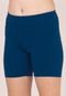 Shorts Infantil Juvenil Escolar Bermuda Menina 28-A  Azul Marinho - Marca Lavin Basic