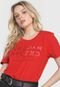 Camiseta Calvin Klein Jeans Nyc Vermelha - Marca Calvin Klein Jeans