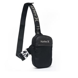 Shoulder Bag Hurley Bolsa Masculina Feminina Transversal Moderna Resistente Preto
