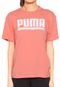 Camiseta Puma Classic Logo Coral - Marca Puma