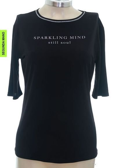 Blusas negras con best sale cloro