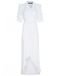 Vestido AMARO Maxi De Crepe Leve Off-White - Marca AMARO