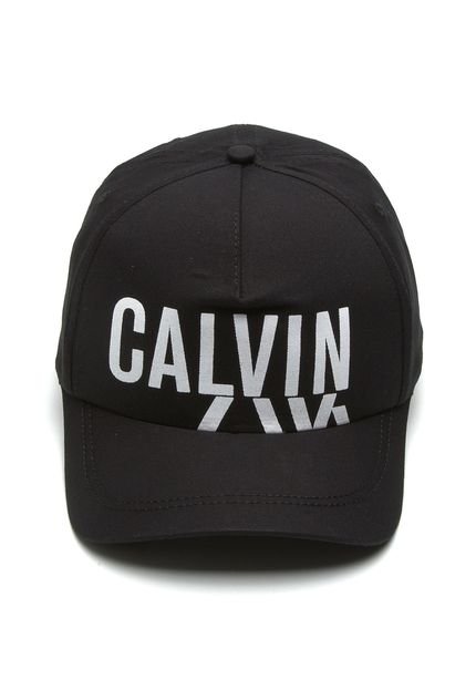 Boné Calvin Klein Strapback Logo Preto - Marca Calvin Klein