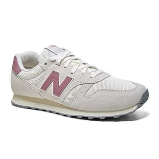 Tênis New Balance 373v2 Branco Rosa - Feminino
