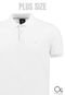 Camisa Polo Plus Size Ogochi Basica Branco - Marca Ogochi