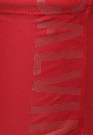 Sunga Calvin Klein Slip Logo Vermelha