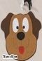 Tapete com Antiderrapante Formato Cachorro Feliz - 78cm x 55cm - Caramelo - Marca Guga Tapetes